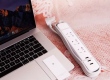 Удлинитель КingMi Power Strip: 3 универсальные розетки, 3 USB-порта и Wi-Fi в комплекте!